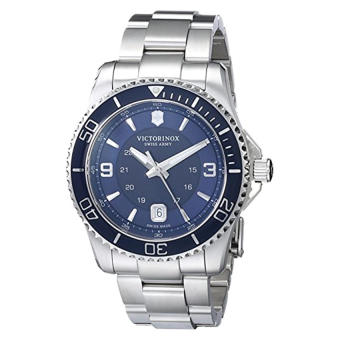 Victorinox Men's 241602 Maverick Stainless Steel Bracelet Watch with Blue Dial - Intl  