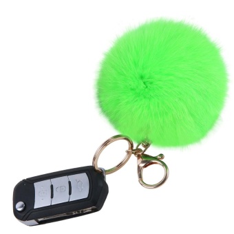 Gambar wanying Novelty Artificial Fur Ball Charm Key Chain For Car KeyRing Or Bag, Grass Green   intl