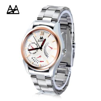 [WHITE] Zuimeier ZM09 Male Quartz Watch Decorative Sub-dial - intl  