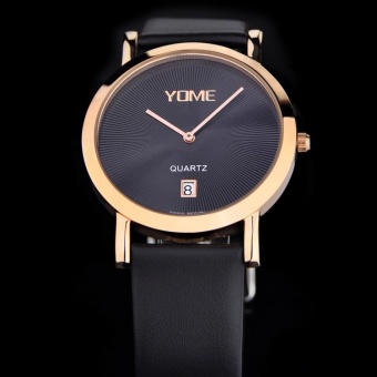 Womdee YOME is the brand's simple and casual fashion quartz watch Korean men's watch belt, ultra-thin lovers (1 X women Watch) (Blue)  
