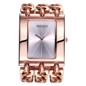 Gambar xiuya WEIQIN Luxury Brand Gold Women s Bracelet Watches Lady Waterproof Fashion Dress Quartz Watch Woman Clock Hour Feminino (Rose Gold)   intl
