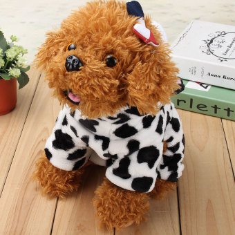XL Lucu Kucing Anjing Peliharaan Bayi Anak Cloth Baju Kostum Natalsusu Sapi Mantel - Internasional Oktober 2018 - 4 XL lucu kucing anjing peliharaan bayi anak cloth baju kostum Natalsusu sapi mantel - Internasional - 4