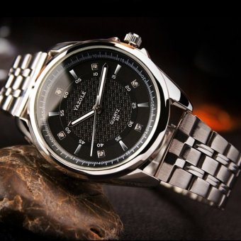 YAZOLE Men Watch Top Brand Luxury Famous 2016 steel belt Male ClockQuartz Watch Wrist Business Quartz-watch Relogio Masculino(Not Specified)(OVERSEAS) - intl  