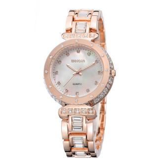 YJJZB Brand watches factory wholesale diamond watches Taobao Ladies Watch Qin Wei hot fashion watch table student (Gold)  