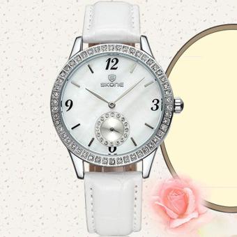 YJJZB SKONE brand 2015 new diamond watches independent fashion lady watches a small dial on behalf of (White)  