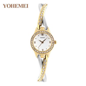 YOHEMEI 0193 Fashion Women Elegant Top Brand Luxury Famous Quartz Watch - White  