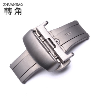 Zhuanjiao T035/22mm ganda kupu-kupu gesper jam tangan tombol  