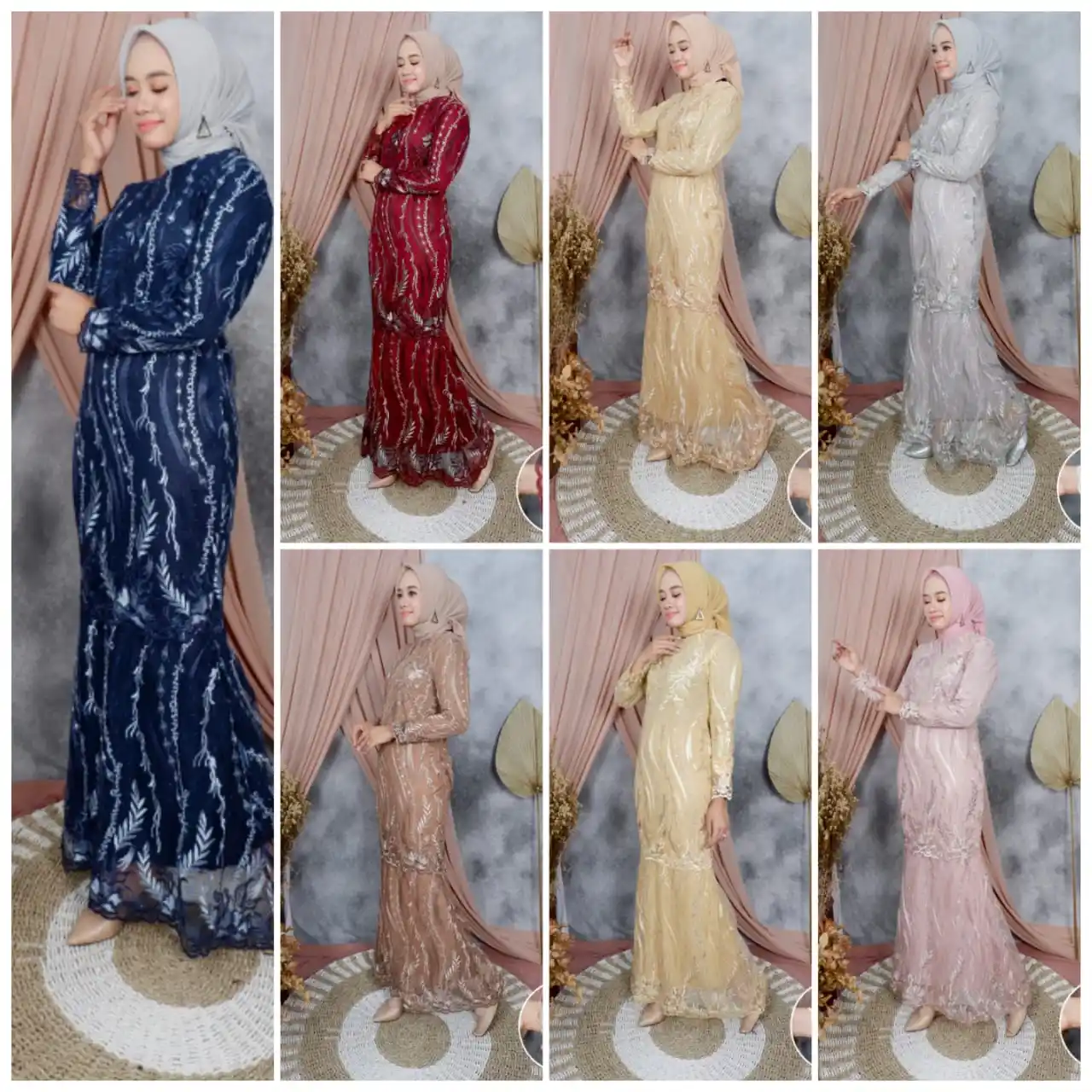 Gamis Duyung Bidadari Kebaya Modern Kebaya Tulle Modern Gamis Brokat Tile Kebaya Pesta Hijab Kebaya Terbaru Kebaya Terlaris Cod Real Pict Lazada Indonesia