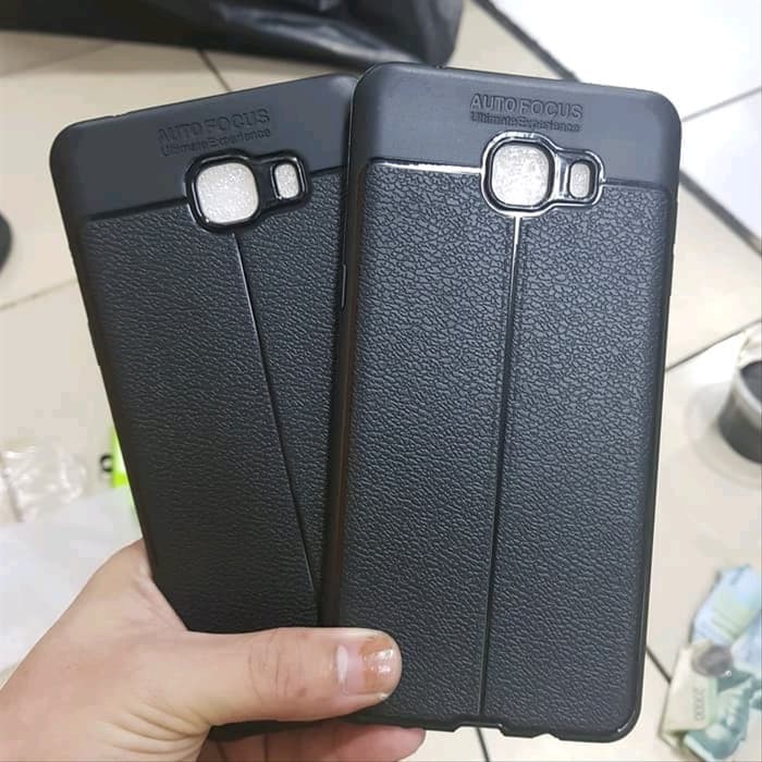 Samsung Galaxy C9 Pro New Slim Leather Case Auto Focus Carbon Softcase Lazada Indonesia