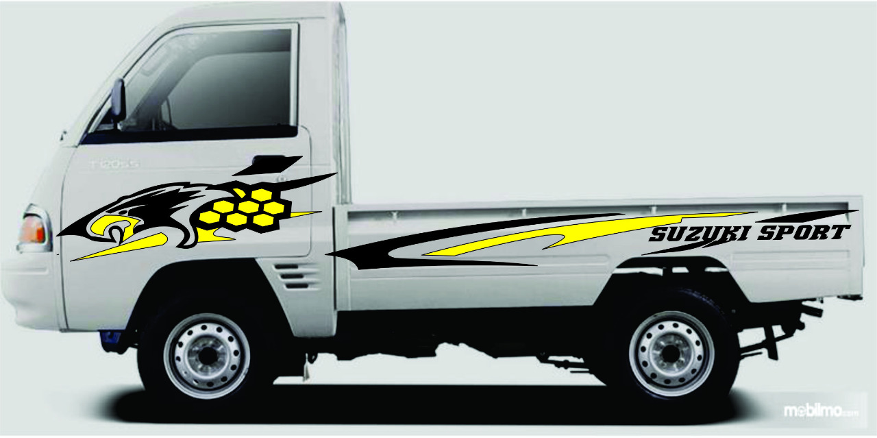 Stiker Mobil Pick Up T120SS Futura Terbaru Tribal Eagle Promo