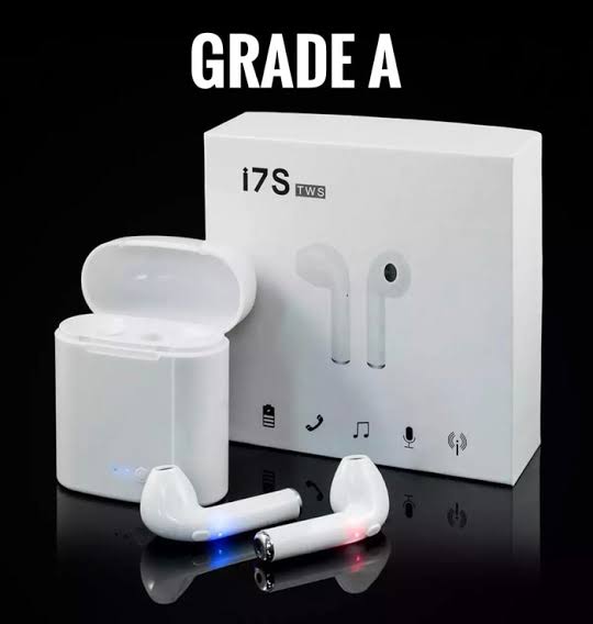 HEADSET HANDSFREE EARPHONE BLUETOOTH I7S TWS GRADE AAA