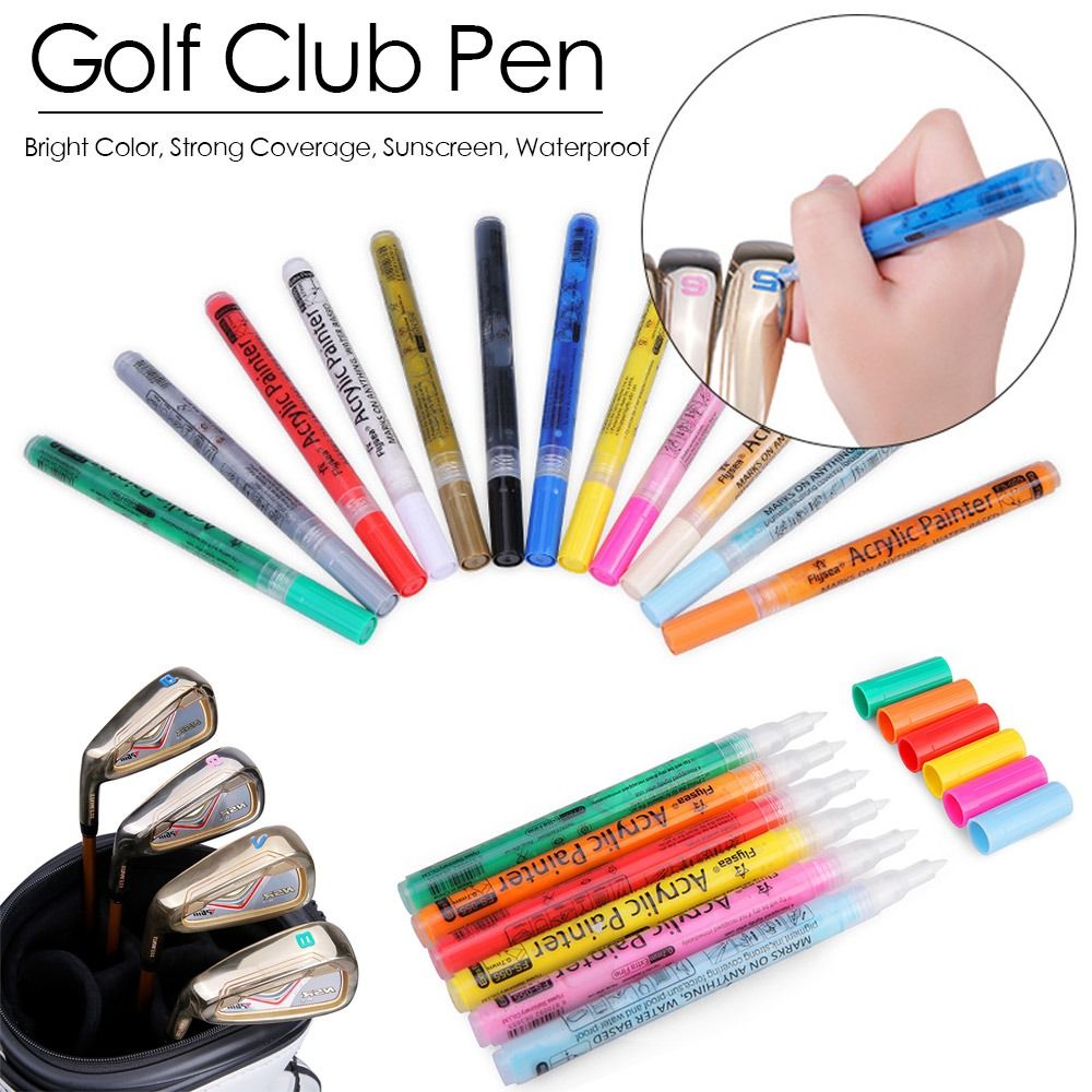 FLATE Nhiều màu Phụ kiện Golf Bao gồm điện Kem chống nắng Họa Sĩ Acrylic
