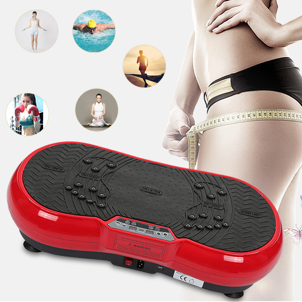 Bluefin Fitness Ultra Slim การสั่นสะเทือนแผ่น | ไขมัน & Tone Up At Home | 5โปรแกรม + 180ระดับ | ลำโพงบลูทูธ | โกดังเก็บง่าย | เพรียวบาง UK ออกแบบ