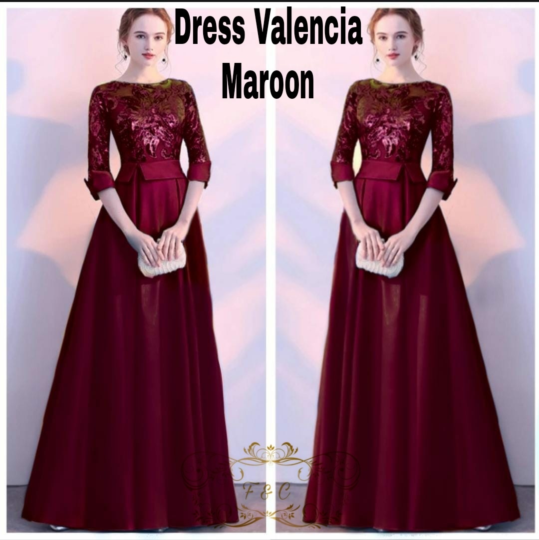 TMC DRESS VALENCIA / LONG DRESS TILE 