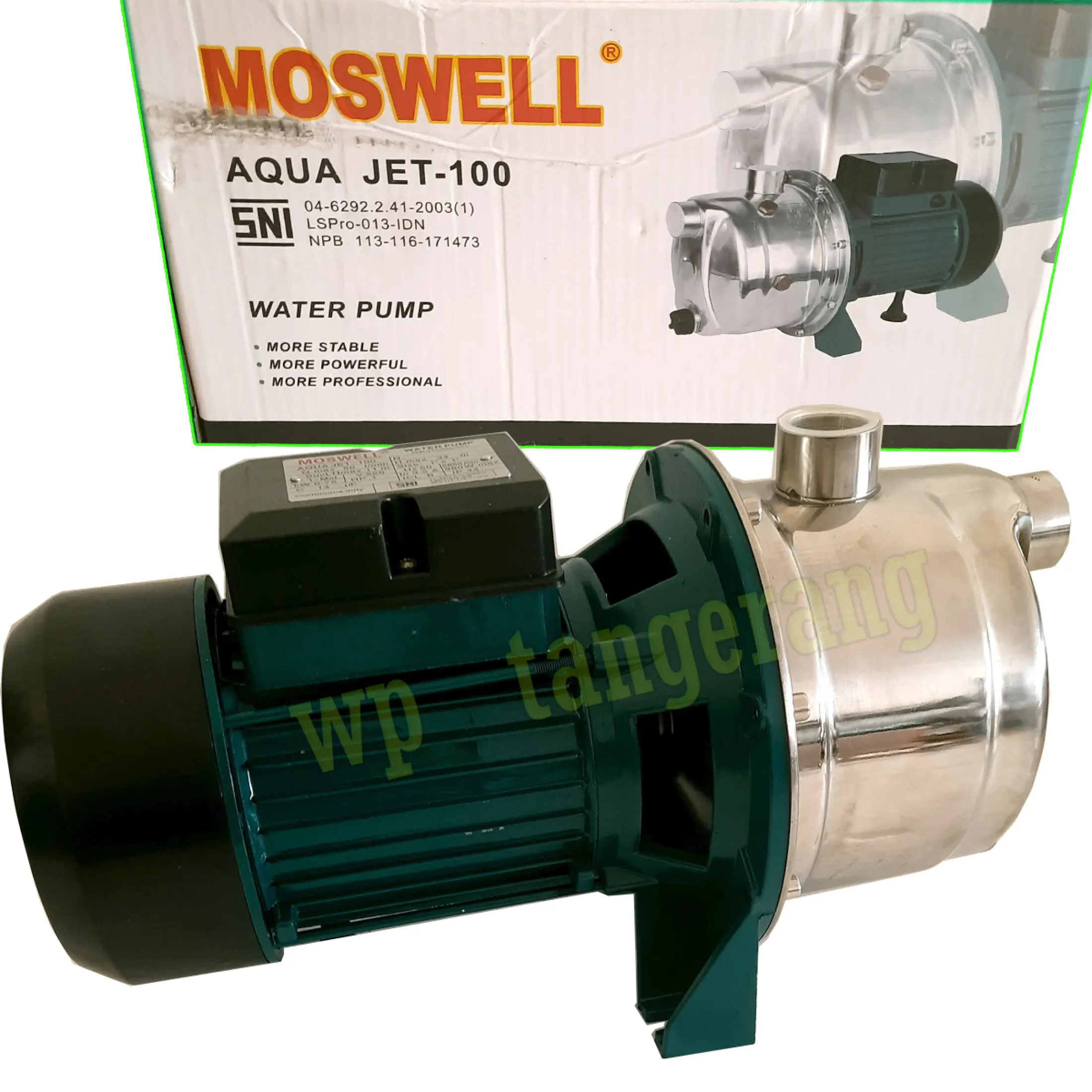 Pompa Air Semi Jet Pump Moswell Aqua Jet 100 Daya Hisap 11 Meter Lazada Indonesia