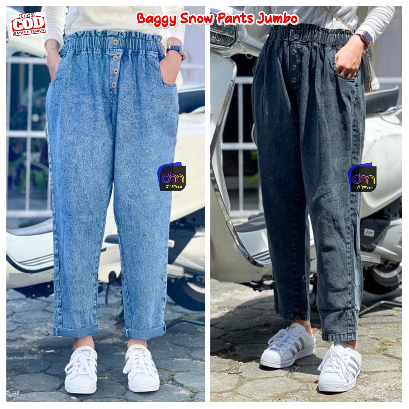 Sandra Baggy Jeans Pants Jumbo | Lazada 