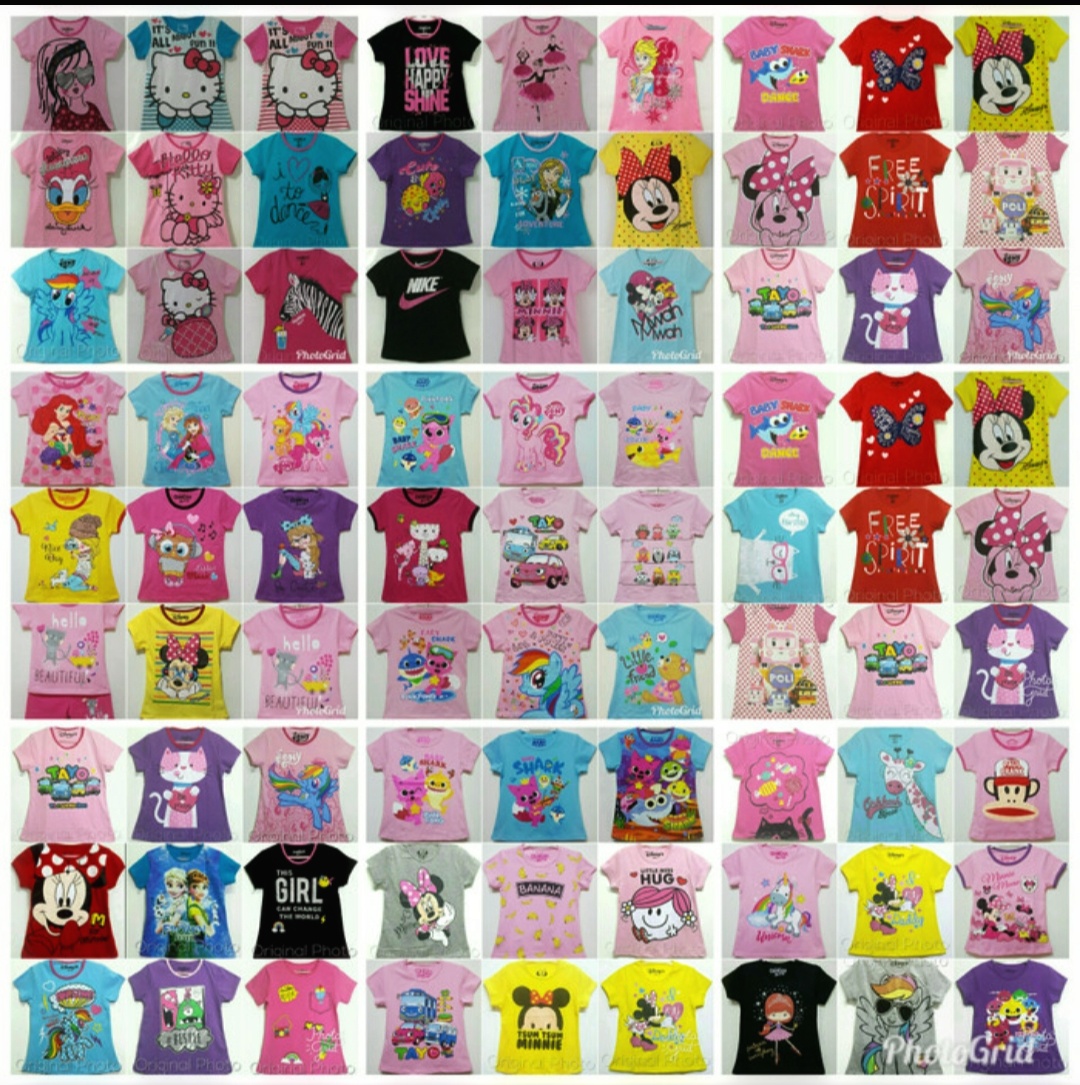 Kaos Anak Cewek 1 - 10Th BEST FRIENDS KING WORLD