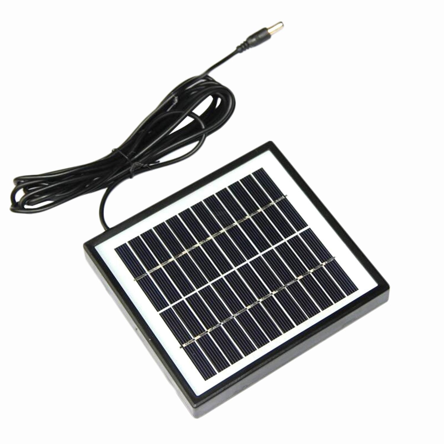TOOGOO 2W 12V Solar Cell Module Polycrystalline DIY Solar Panel System for 9V Battery Charger+Dc 5521 Cable 3 Meter