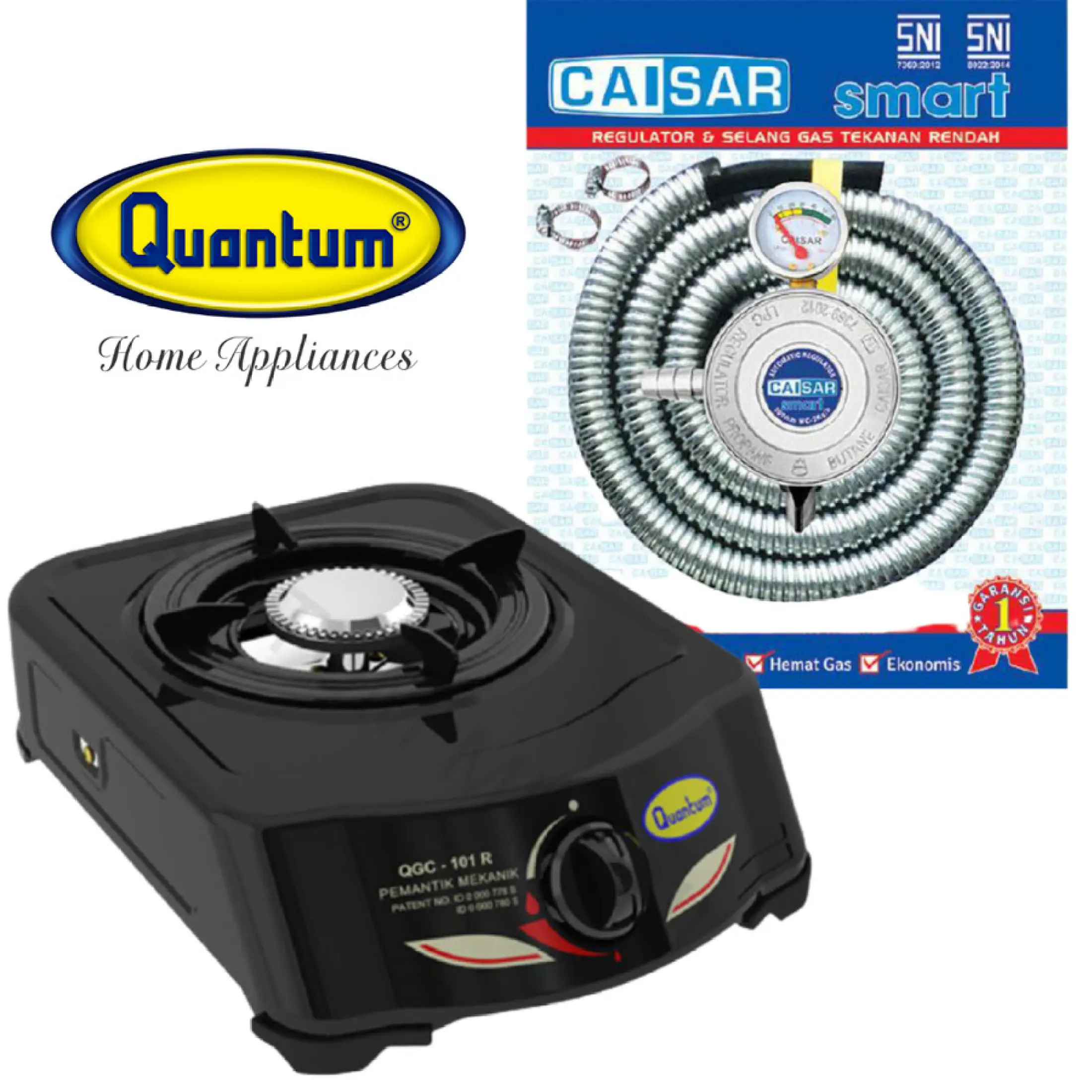 Kompor Gas Quantum 1 Tungku Qgc 101 R Kompor Gas 1 Tungku Quantum Lazada Indonesia