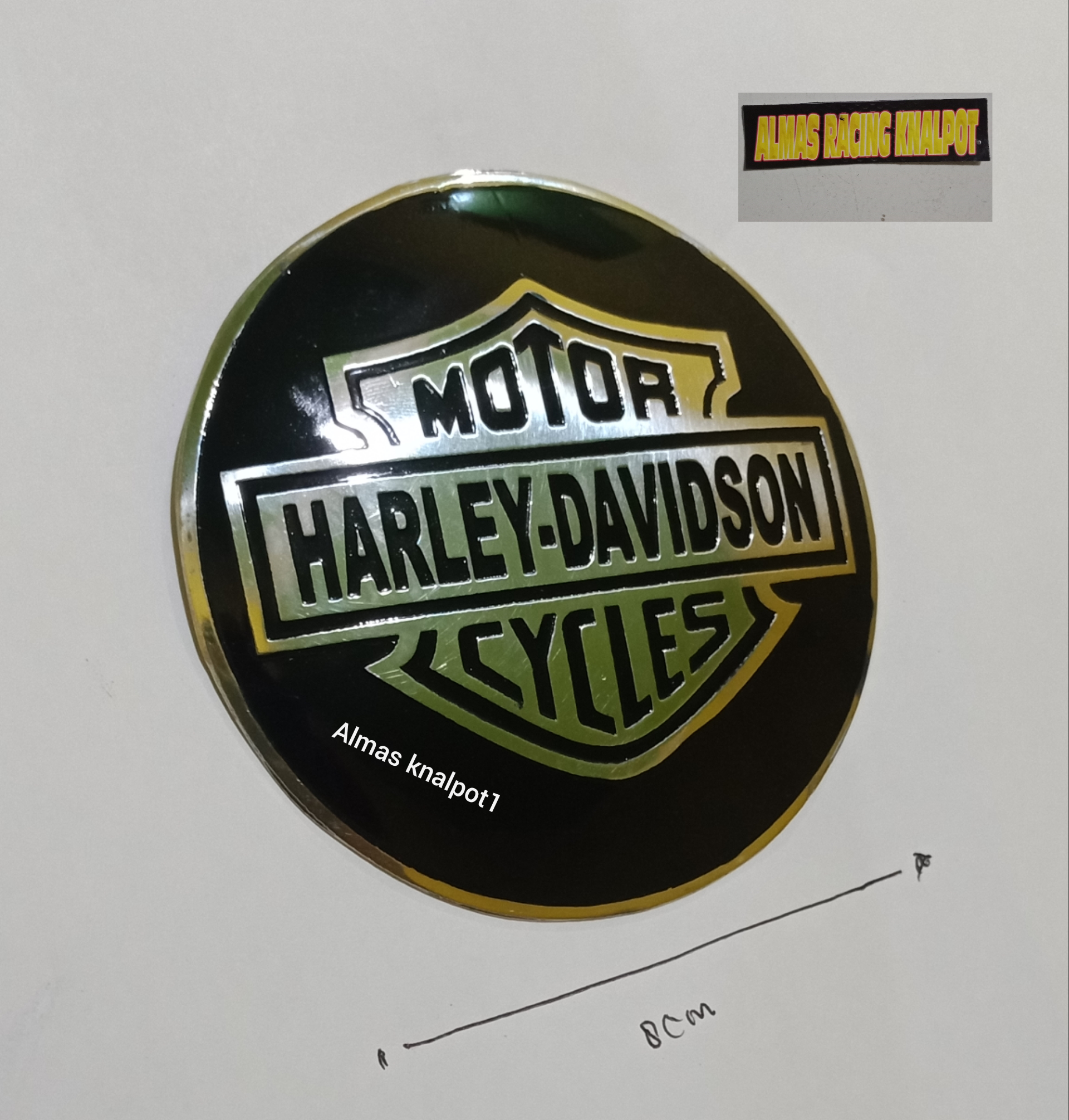 Emblem Harley Davidson Stenlis Timbul Lazada Indonesia