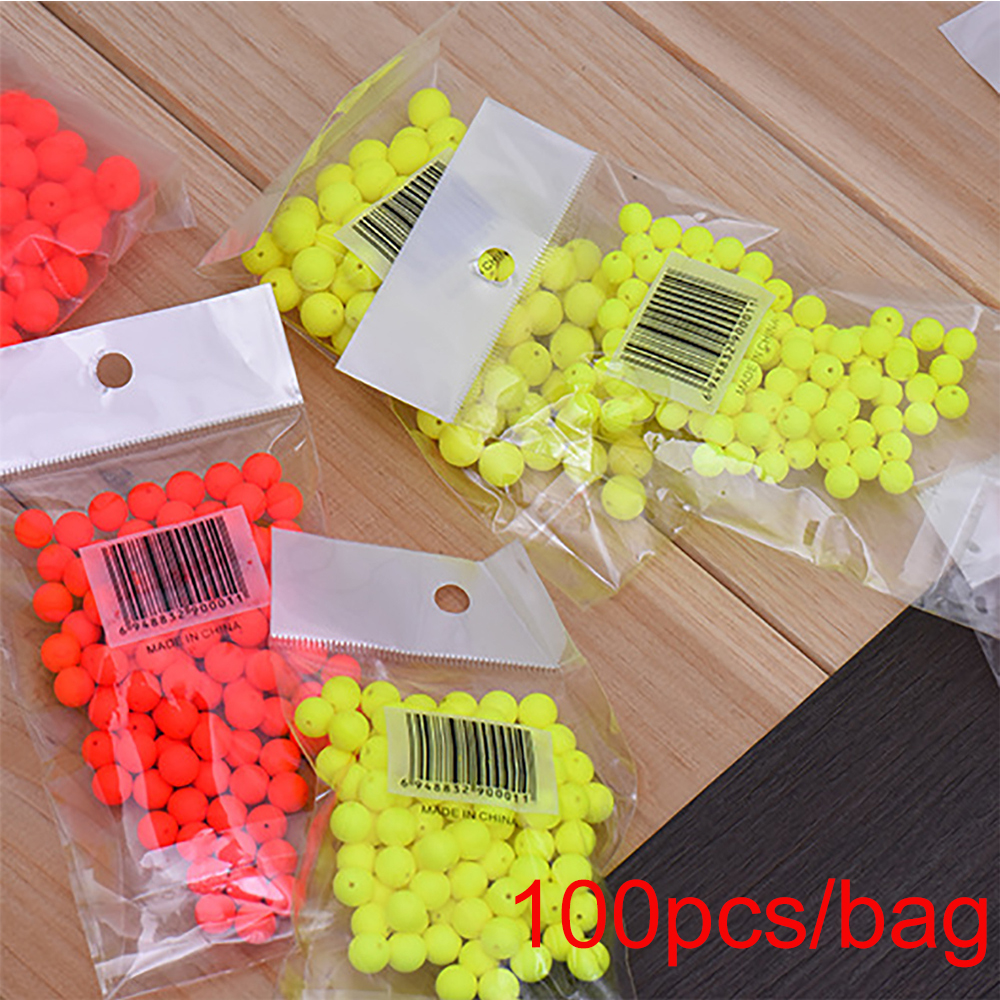 Masculinestore12re4 100 hạt phao câu cá đáy tròn chất lượng cao chất liệu nút chặn ban đêm hạt phao xốp