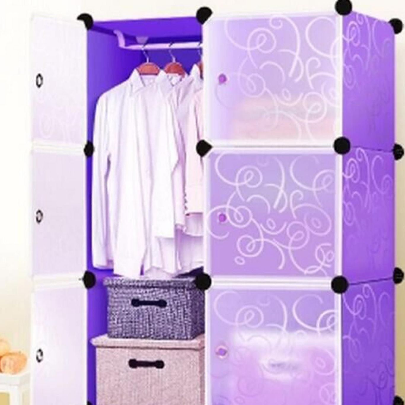шкаф для одежды пластиковый модульный