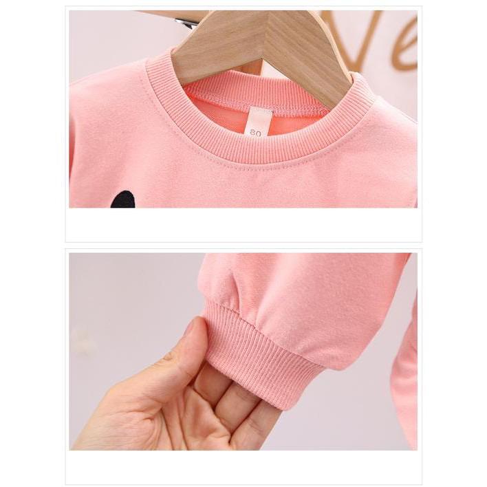 (COD) kaos import anak perempuan usia 2-12 tahun / atasan kaos import anak / kaos lenggan panjang anak perempuan bordir usia 2-12 tahun