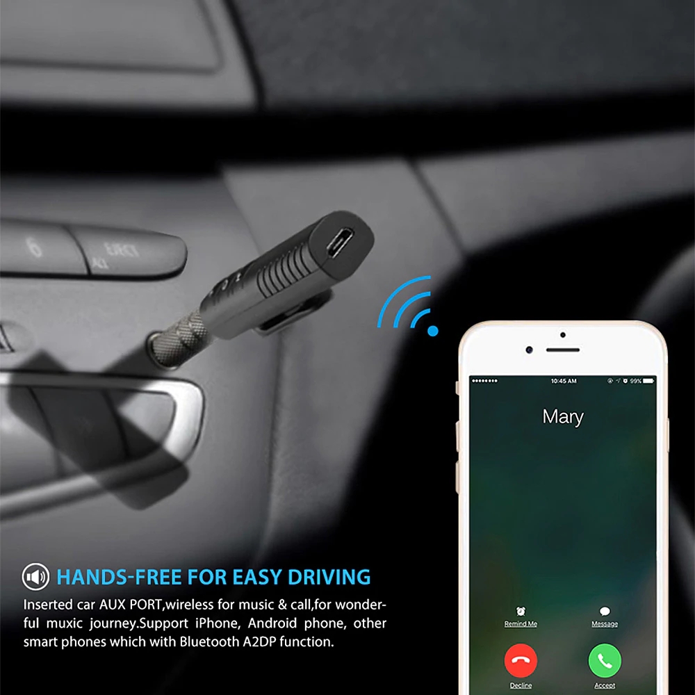 Universal Bluetooth Car Kit mini 3.5mm 