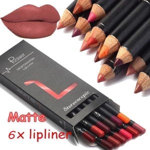 ภาพหน้าปกสินค้าBevy Lip Liner Pencil 12 Colors Matte Moistng Waterproof Long Lasting Professional Makeup Kit ที่เกี่ยวข้อง