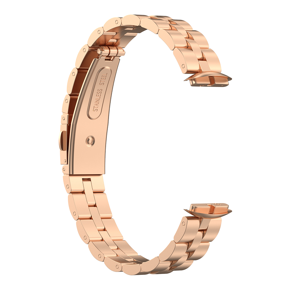 【 To Stock】Fitbit Luxury นาฬิกาโลหะสำหรับ Fitbit สแตนเลสสร้อยข้อมือเหล็ก Loop อุปกรณ์เสริมสำหรับนาฬิกาอัจฉริยะปรับสายคล้อง