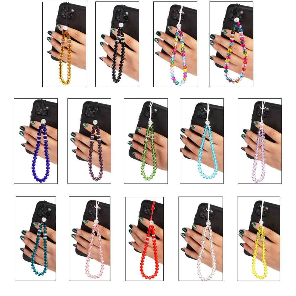 F5OA2UDWC New Women Colorful Anti-Lost Phone Hang Rope Mobile Phone Strap Lanyard Cell Phone Case Hanging Cord Phone Chain