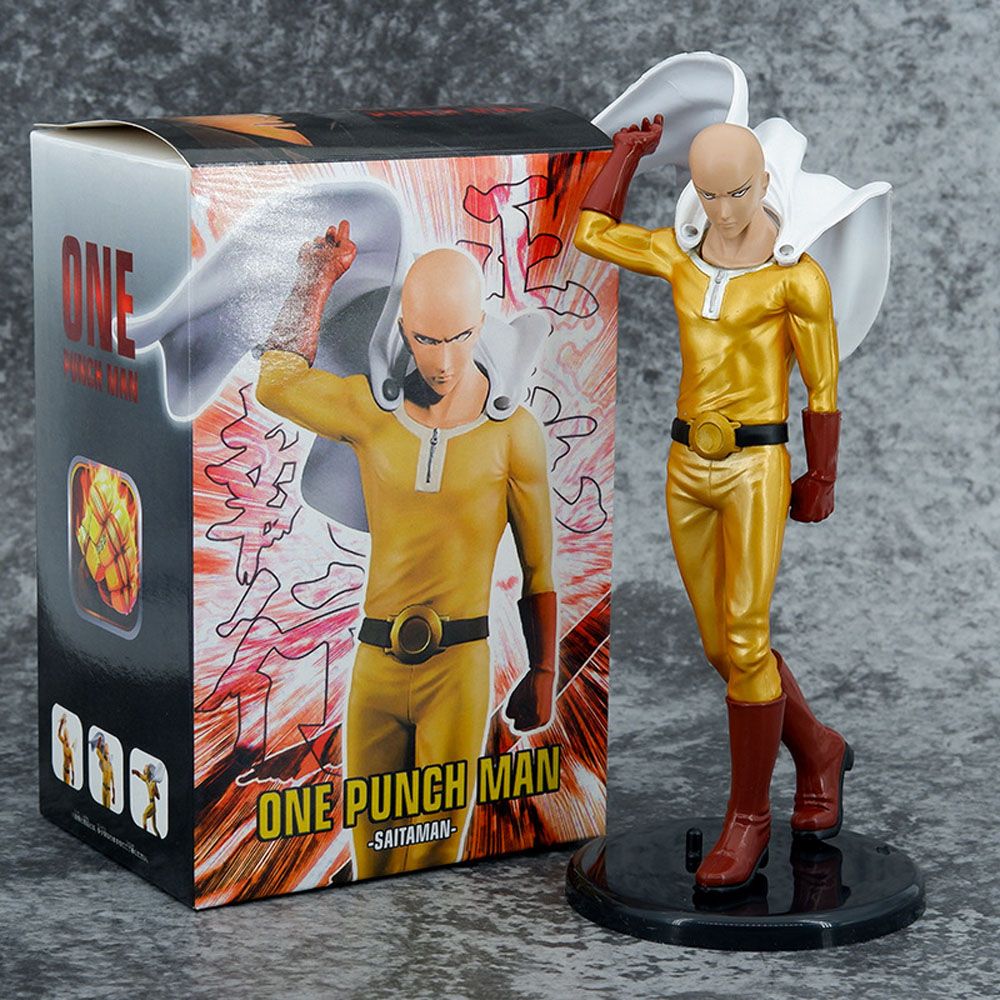 Mô Hình One Punch Man Saitama thánh phồng tôm kute cao 15cm  Figure  OnePunchMan Nghiện nhựa