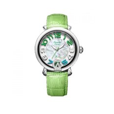 Alexandre Christie Jam Tangan Wanita - Hijau - Strap Leather - Passion 2391LHGN