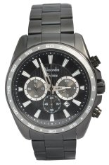 Alexandre Christie Men`s AC6402MFB - Jam Tangan Pria - Hitam - Stainless Steel