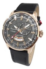 Alexandre Christie World Time 6417MFLRGBA Rose Gold Jam Tangan Pria