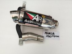 Austin Racing Knalpot Gp2R Titanium Can Slip On Made in Thailand for Ninja 250