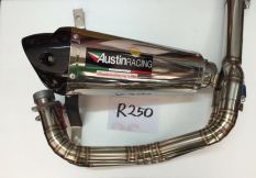 Austin Racing Knalpot Racing Hexagonal Series Full System untuk Yamaha R250