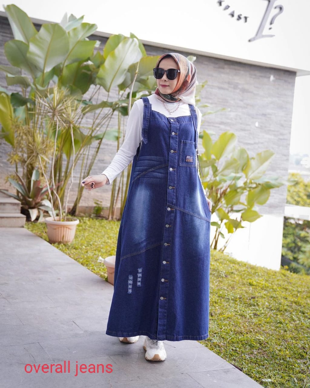 OVERALL JEANS WANITA - OVERALL TERBARU 