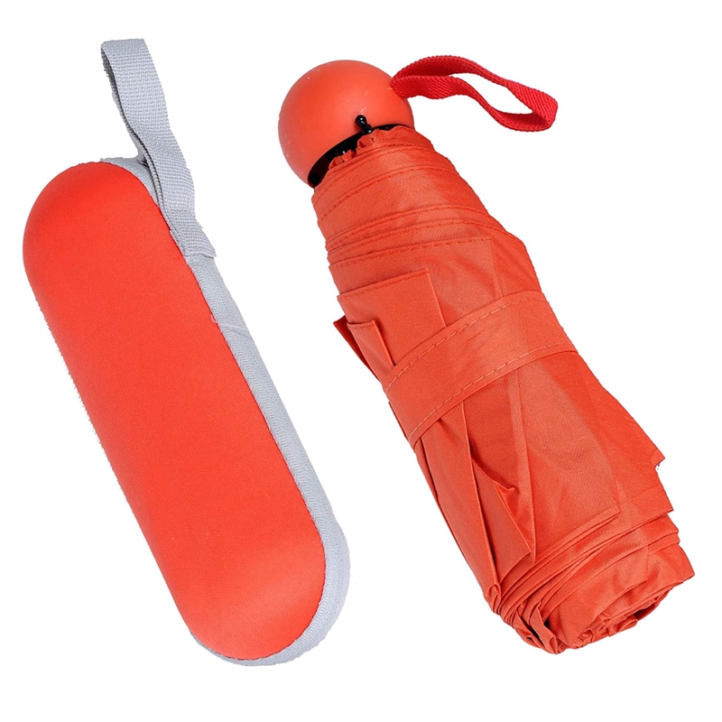 Mini Travel Sun & Rain Umbrella Lightweight Windproof Portable Umbrella Compact Parasol with UV Protection
