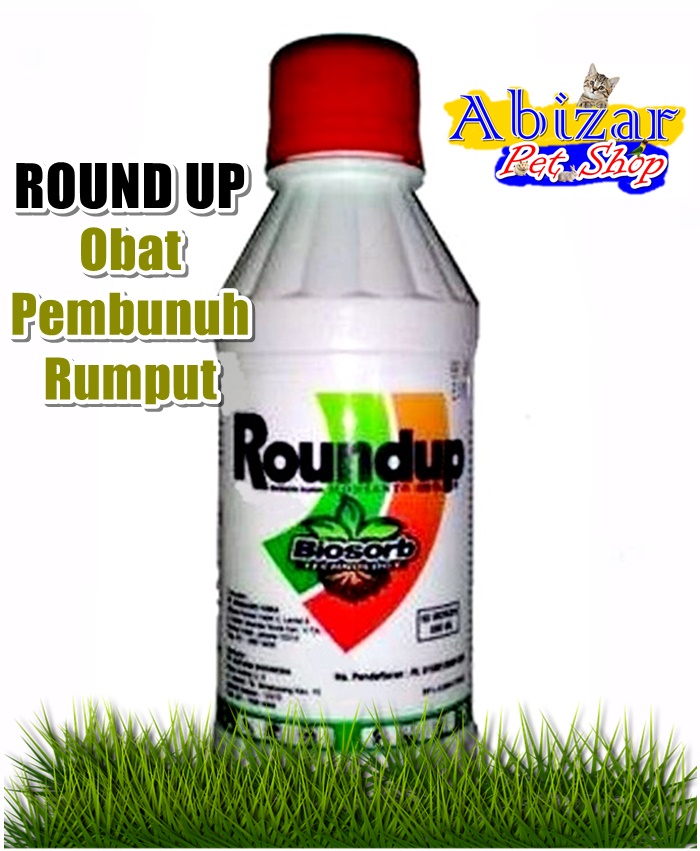 Obat Pembasmi Rumput Liar Obat Herbisida Buatan Untuk Membunuh Rumput Super Cepat Round Up Roundup Kemasan Botol 200ml Abizar Pet Shop Lazada Indonesia