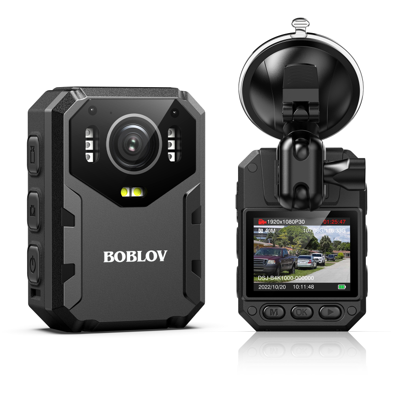 BOBLOV B4K1 Camera Gắn Thân Xe 4K 64GB 128G Có GPS, Lùi 10-12 Giờ