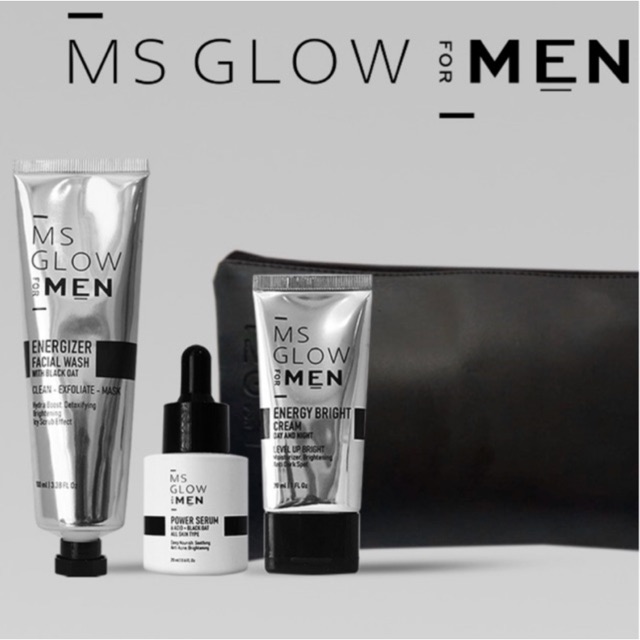 Meci Beauty Ms Glow For Men Paket Basic Original Skincare Pria Ms Glow For Men Original Lazada Indonesia