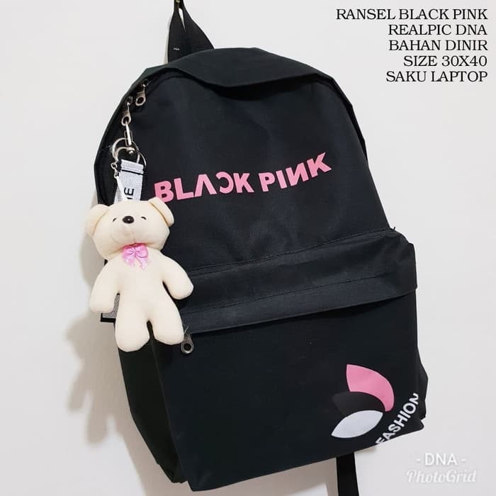 Tas Sekolah Wanita Sd Smp Sma Black Pink Lazada Indonesia