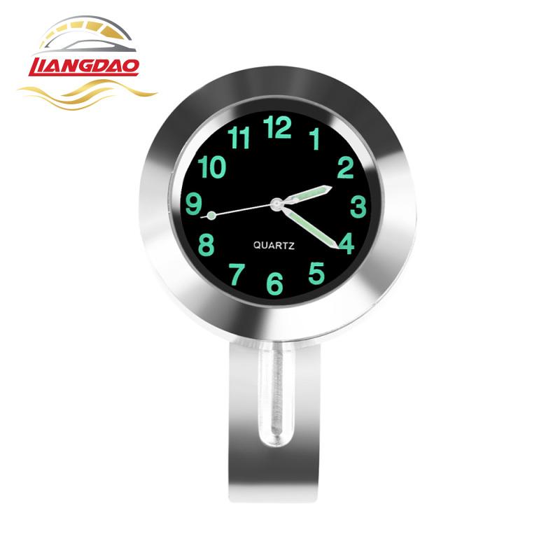 Li【hàng Có Sẵn】đồng Hồ Gắn Tay Lái Xe Máy 22-25Mm Mặt Số Chống Nước Gắn Tay Lái Ứng Dụng Chung【cod】