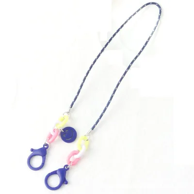 SDFSF Cute Smiley Shape Protect Ears Adjustable Glasses Rope Glasses Chain Anti-lost Chain Glasses Neck Lanyards (7)