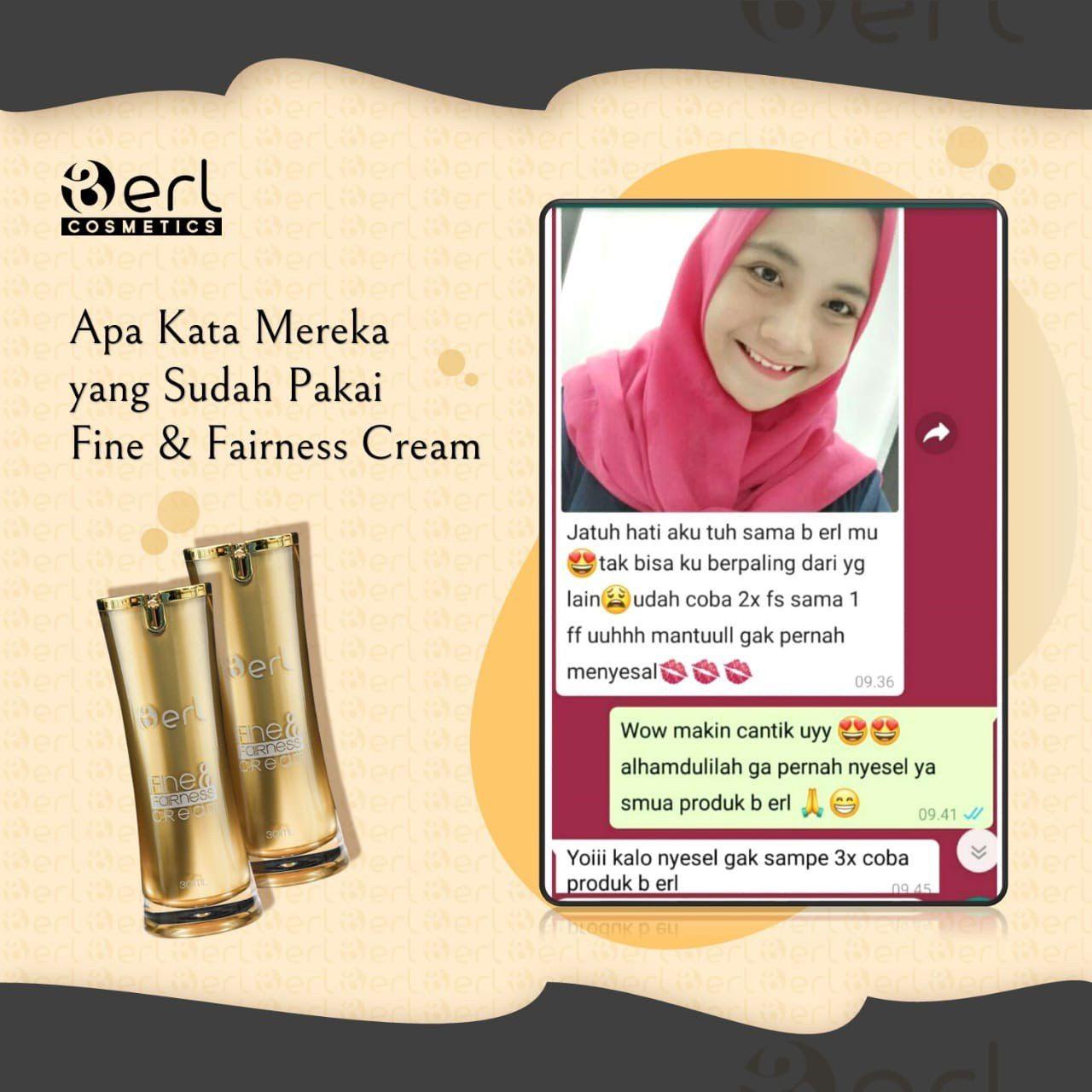 Cod Fine Amp Fairness Cream B Erl Cosmeticsb Erl Fine Amp Fairness Cream Ffc Make Up Sunscreen Serum Wajah Glowing Skincare Wajah Cream Pemutih Wajah