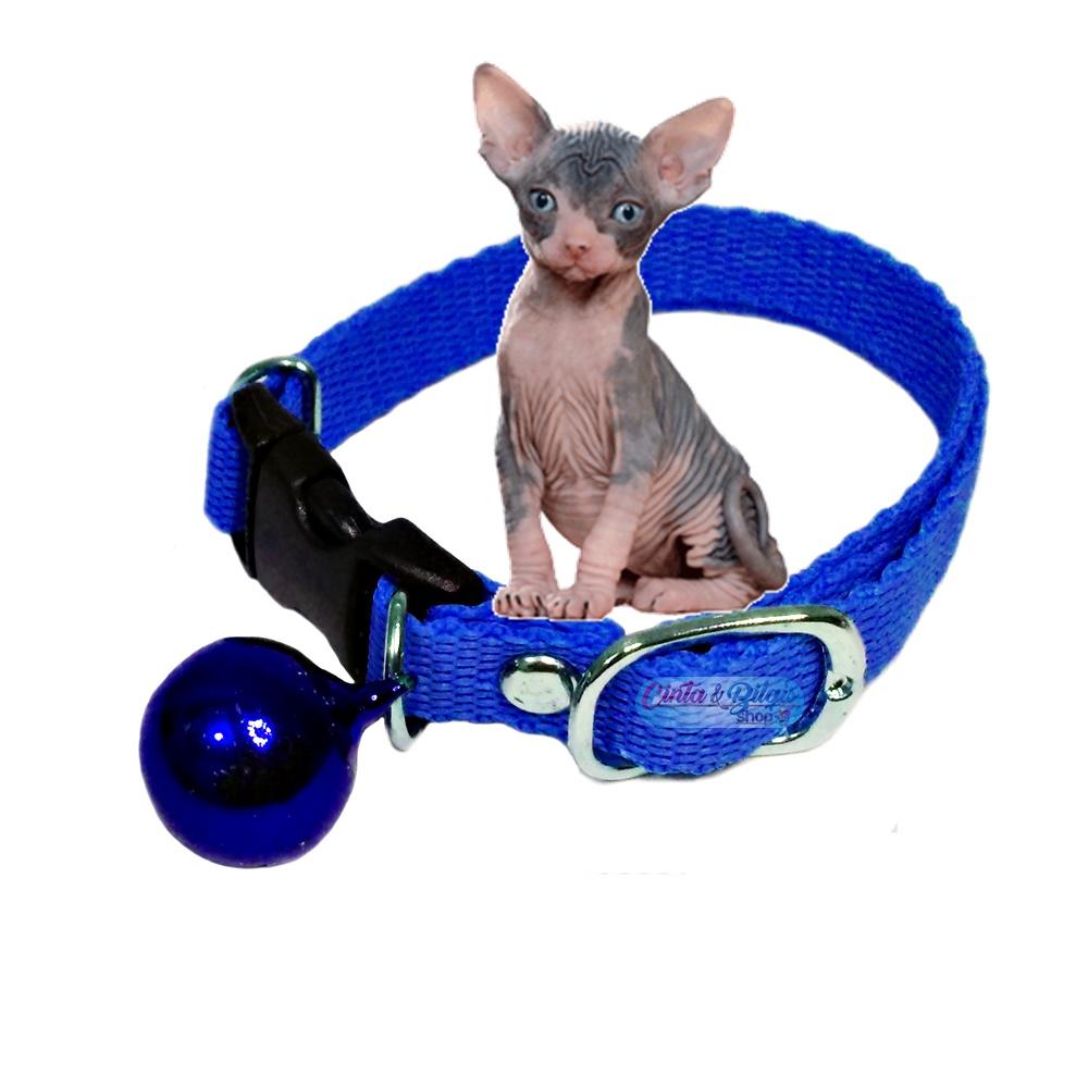 Kalung Hewan Kucing Anjing Kelinci Musang Polos Lonceng Lucu Imut