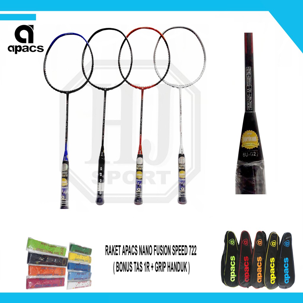 Apacs Badminton Racket Nano Fusion Speed 722 – Apacs Online Store