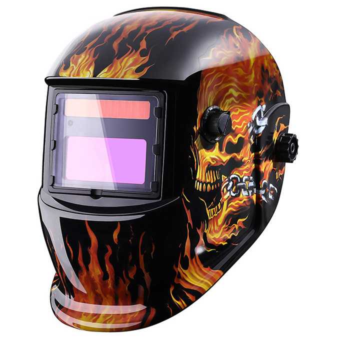 Pelindung Muka Tukang Las Helm Las Otomatis Auto Darkening Welding Helmet Helm Las Gelap Terang Otomatis Kacamata Las Otomatis Lazada Indonesia