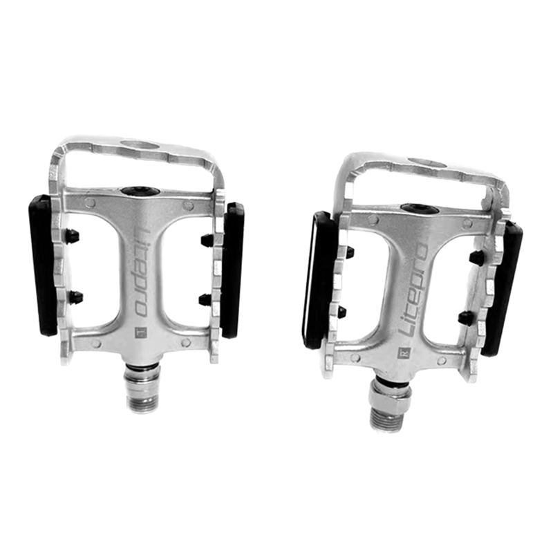 Litepro for Brompton Folding Bike 3 Sealed Bearing Pedal Titanium Alloy Axle Bicycle Quick Release 412 Steel Axis Pedals